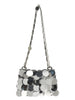 Paco Rabanne Silver Brass Shoulder Bag