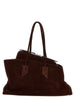 The Attico Brown Calfskin Shoulder Bag