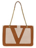 Valentino Garavani Beige Cotton Tote Bag