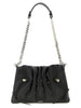 Isabel Marant Black Calfskin Shoulder Bag