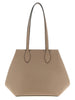 Valextra Beige Calfskin Tote Bag