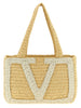 Valentino Garavani White Viscose Tote Bag