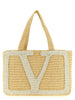 Valentino Garavani White Viscose Tote Bag