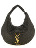 Saint Laurent Brown Lamb Leather Shoulder Bag