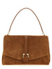 Ferragamo Brown Goatskin Shoulder Bag
