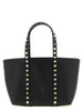 Valentino Garavani Black Calfskin Tote Bag