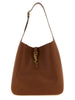 Saint Laurent Brown Calfskin Shoulder Bag