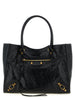 Balenciaga Black Lamb Leather Tote Bag
