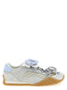 Fendi Gray Calfskin Athletic Sneakers