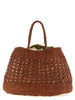 Dragon Diffusion Brown Calfskin Handbag
