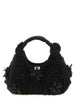 Ganni Black Organic Cotton Handbag