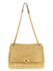 Tory Burch Beige Calfskin Shoulder Bag