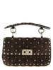 Valentino Garavani Brown Calfskin Shoulder Bag