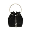 Jimmy Choo Black Cotton Shoulder Bag