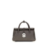 Zanellato Brown Calf Leather Bos Taurus Shoulder Bag