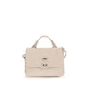 Zanellato White Calf Leather Bos Taurus Handbag