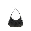 Coccinelle Small Bohème Black Leather Shoulder Bag