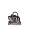 The Attico Gray Calf Leather Bos Taurus Handbag