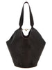 Khaite Bordeaux Calfskin Tote Bag