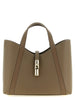 Τσάντα tote Furla Gray από δέρμα μοσχαριού