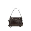 Prada Brown Small Bonnie Leather Hobo Bag