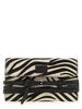 Moschino Tie Me Bicolor Leather Chain Wallet