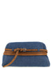 Moschino Tie Me Blue Denim Clutch