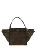 Tod's Brown Calfskin Tote Bag