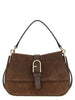 Τσάντα Furla Flow Mini Brown Calfskin Crossbody