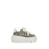 Πολύχρωμα πάνινα sneakers με πλατφόρμα Casadei