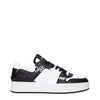 Jimmy Choo Black Leather Low Top Sneakers