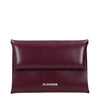 Jil Sander Red Leather Wallet