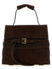 Moschino Brown Calfskin Handbag