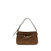Miu Miu Brown Calf Leather Bos Taurus Shoulder Bag