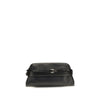 Moschino Black Goatskin Clutch Bag