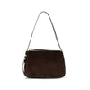 Tory Burch Brown Suede Leather Shoulder Bag