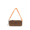 Miu Miu Brown Cotton Shoulder Bag