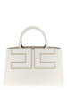 Elisabetta Franchi White Polyester Tote Bag
