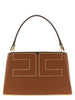 Elisabetta Franchi Brown Polyester Handbag