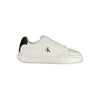 Calvin Klein White Contrast-Panel Sneakers
