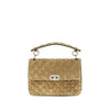 Valentino Garavani Beige Calf Leather Bos Taurus Handbag