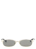 Saint Laurent Gray Acetate Sunglasses