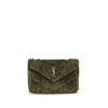 Saint Laurent Bicolor Calf Leather Bos Taurus Shoulder Bag