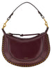 Isabel Marant Bordeaux Calfskin Shoulder Bag