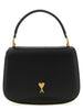 Ami Paris Black Cowhide Handbag