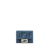 Fendi Blue Cotton Wallet