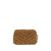 Saint Laurent Brown Calf Leather Bos Taurus Shoulder Bag