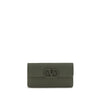 Valentino Garavani Bicolor Calf Leather Bos Taurus Wallet