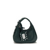 Ganni Bicolor Recycled Leather Handbag