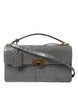 Balenciaga Gray Exotic Leather Medium Shoulder Hand Purse Bag